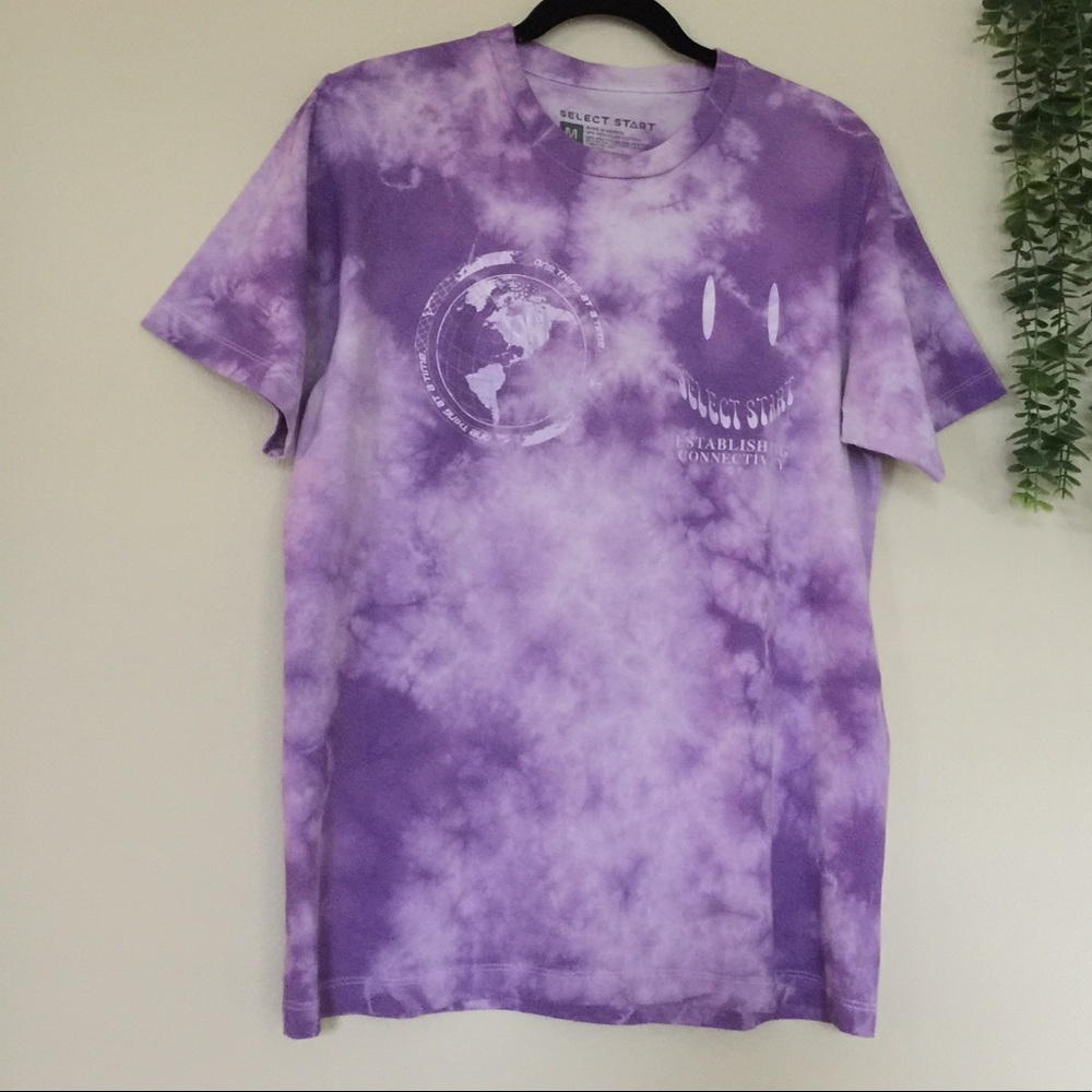 Select Start Establishing Connectivity Tie Dye T-Shirt Size Medium